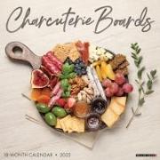 Charcuterie Boards 2025 12 X 12 Wall Calendar