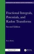 Fractional Integrals, Potentials, and Radon Transforms