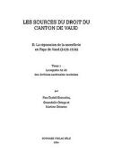 La répression de la sorcellerie en Pays de Vaud (1438-1536)