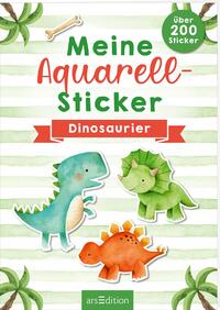Vorderes Coverbild Meine Aquarell-Sticker – Dinosaurier