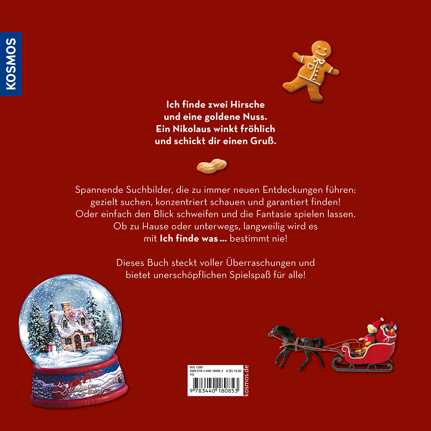 Rückseitencover Ich finde was, Zur Weihnachtszeit