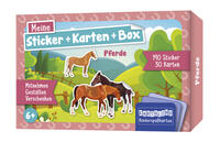 Vorderes Coverbild Meine Sticker + Karten + Box - Pferde