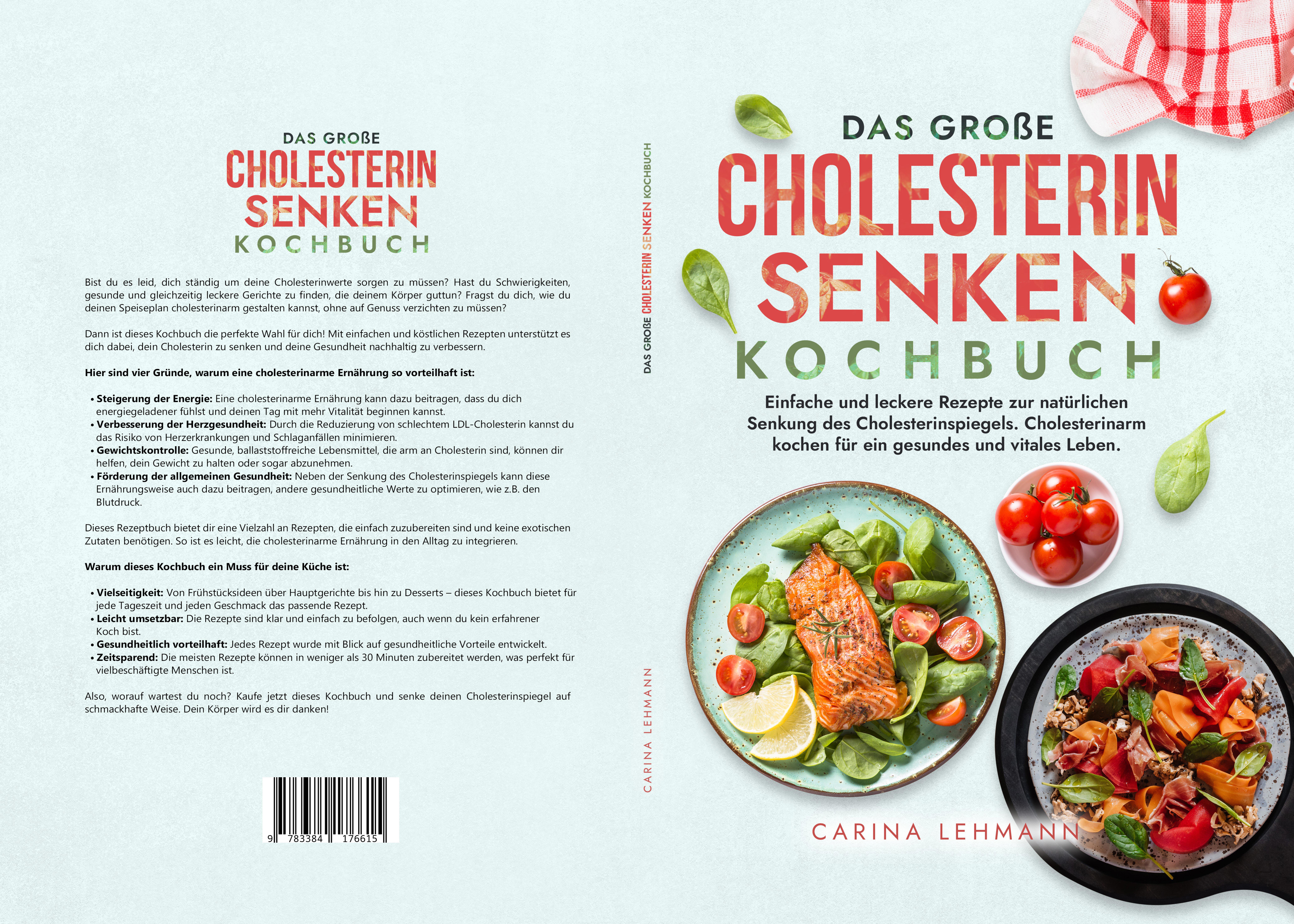 Gesamtes Coverbild Das große Cholesterin Senken Kochbuch