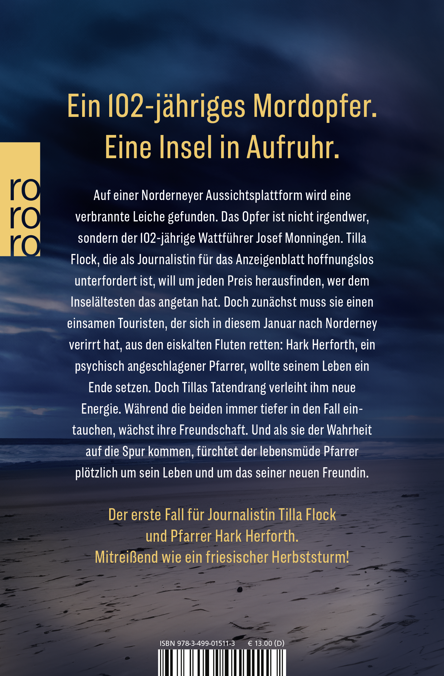 Rückseitencover Mörderney: Der tote Wattführer