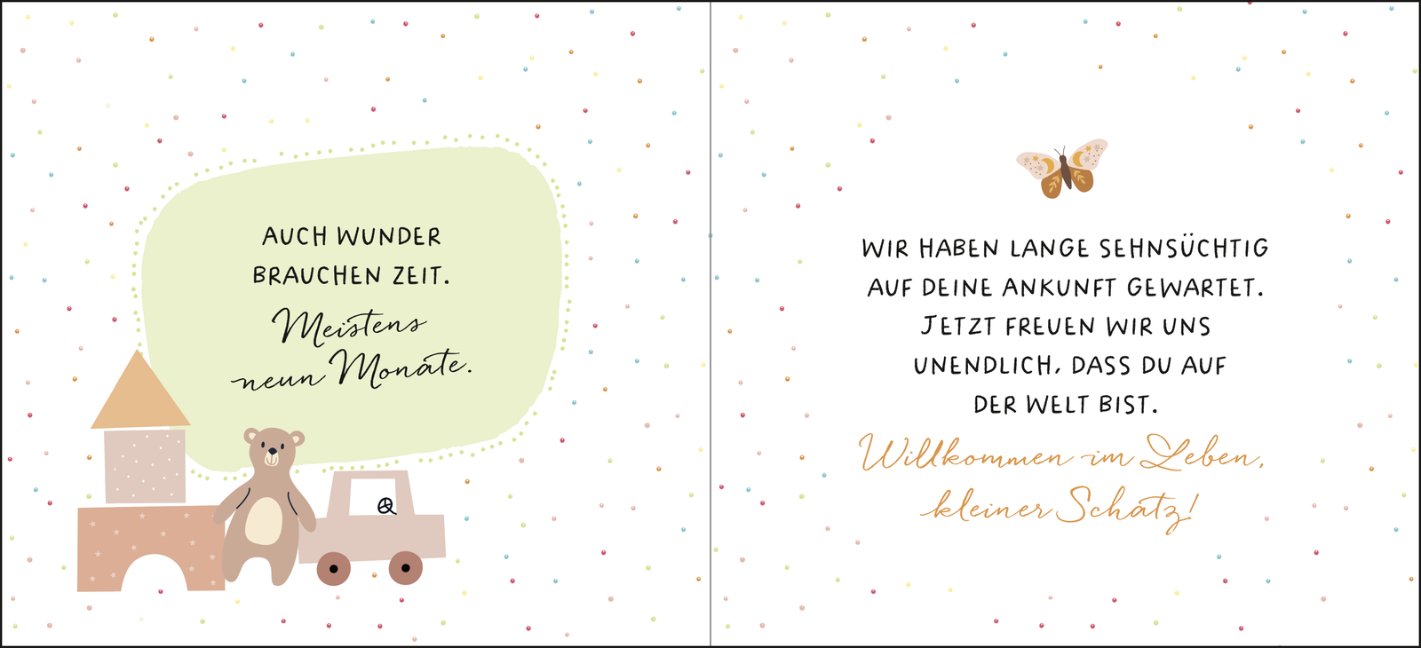 Beispielinhalt (Bild) Endlich bist du da, kleines Wunder