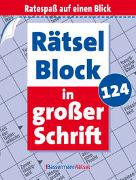 Rätselblock in großer Schrift 124 (5 Exemplare à 2,99 €)