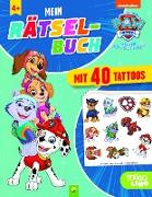 PAW Patrol Mein Rätselbuch mit 40 Tattoos