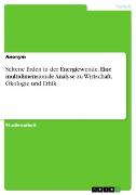 Vorderes Coverbild Seltene Erden in der Energiewende. Eine multidimensionale Analyse zu Wirtschaft, Ökologie und Ethik