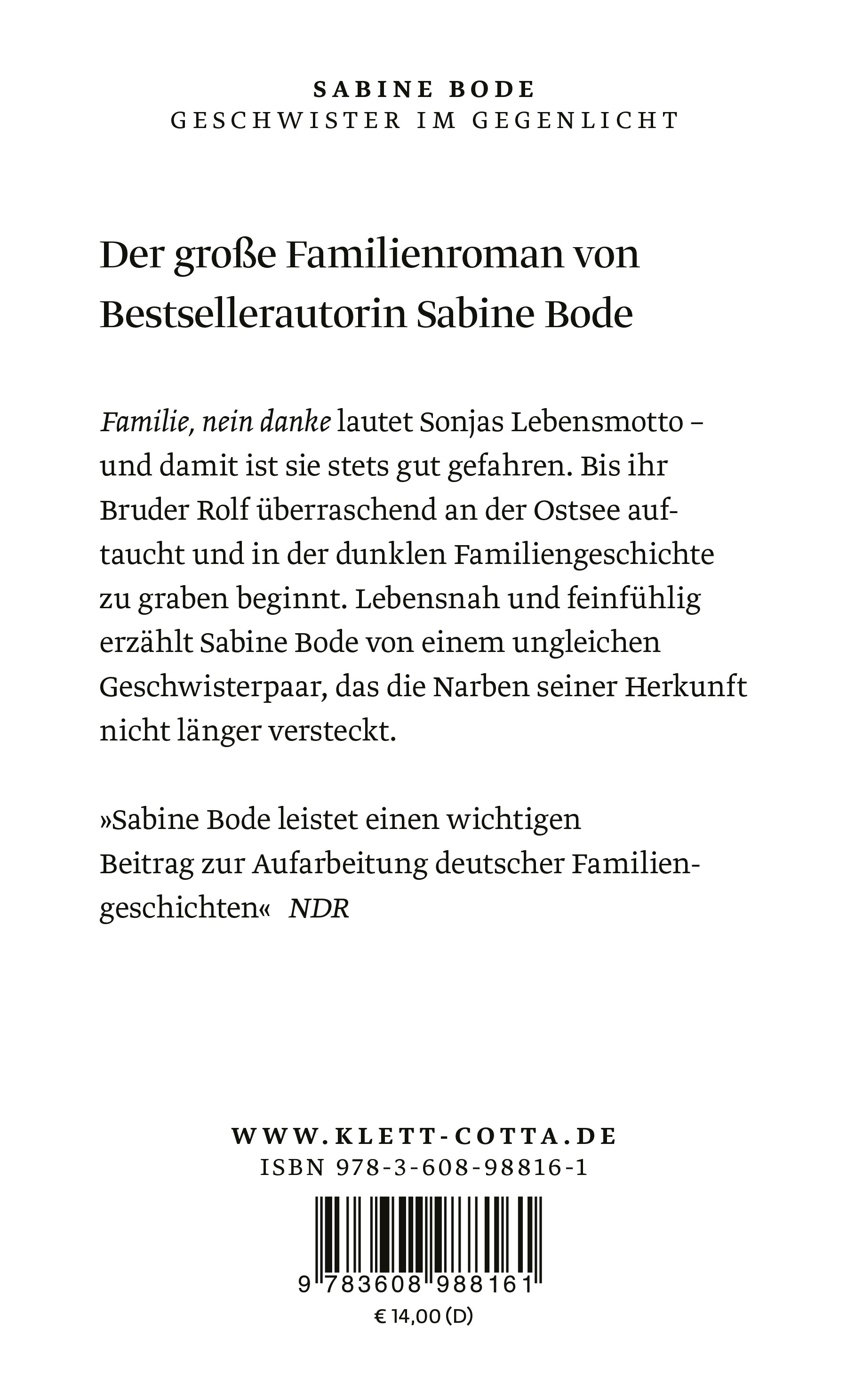Rückseitencover Geschwister im Gegenlicht