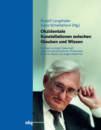 Vorderes Coverbild Okzidentale Konstellationen zwischen Glauben und Wissen