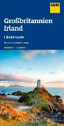 ADAC Länderkarte Großbritannien, Irland 1:650.000