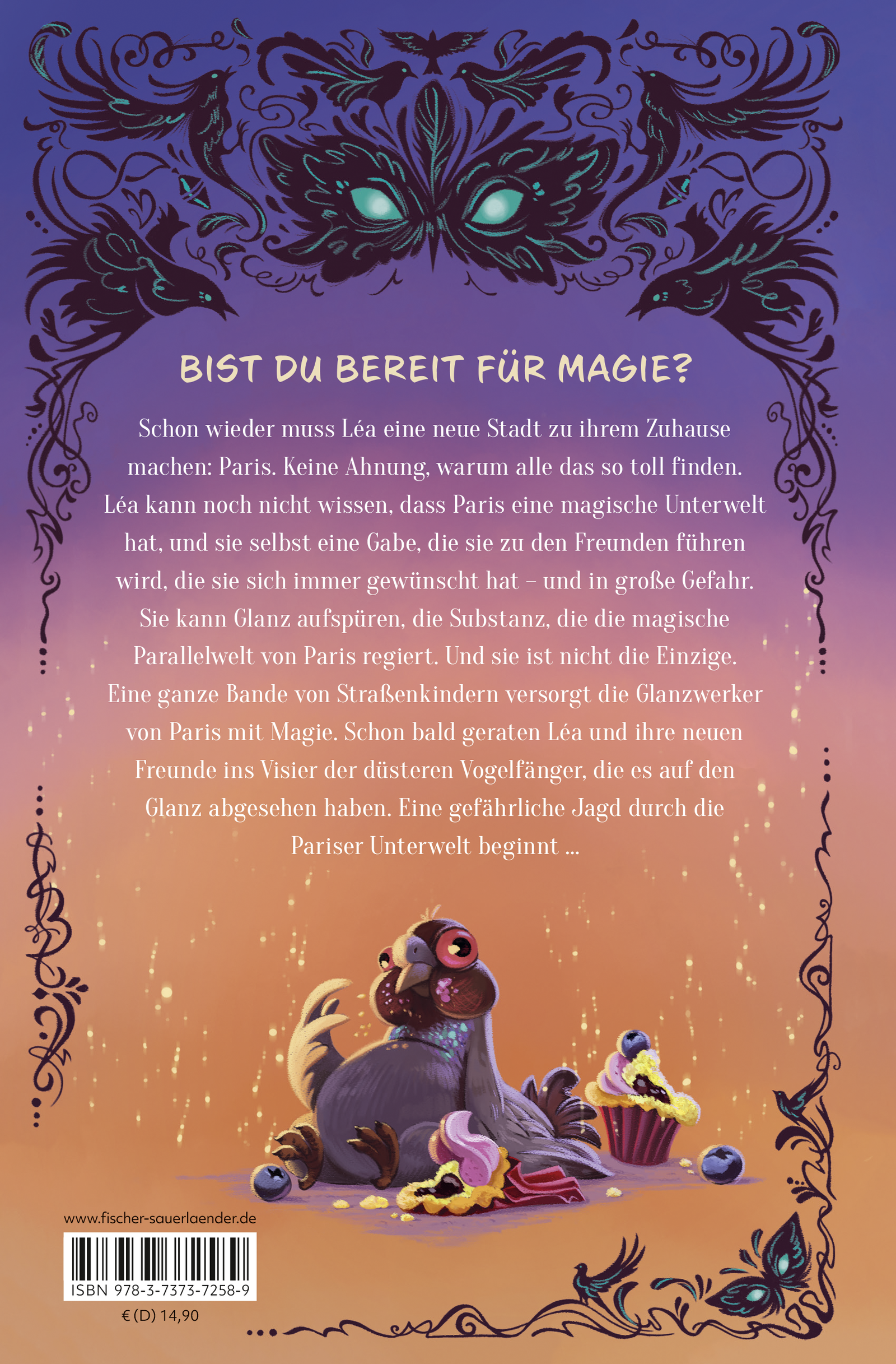 Rückseitencover Birds of Paris – Das magische Pendel