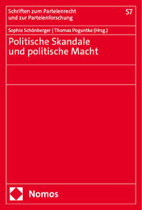 Vorderes Coverbild Politische Skandale und politische Macht