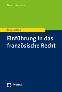 Vorderes Coverbild Einführung in das französische Recht