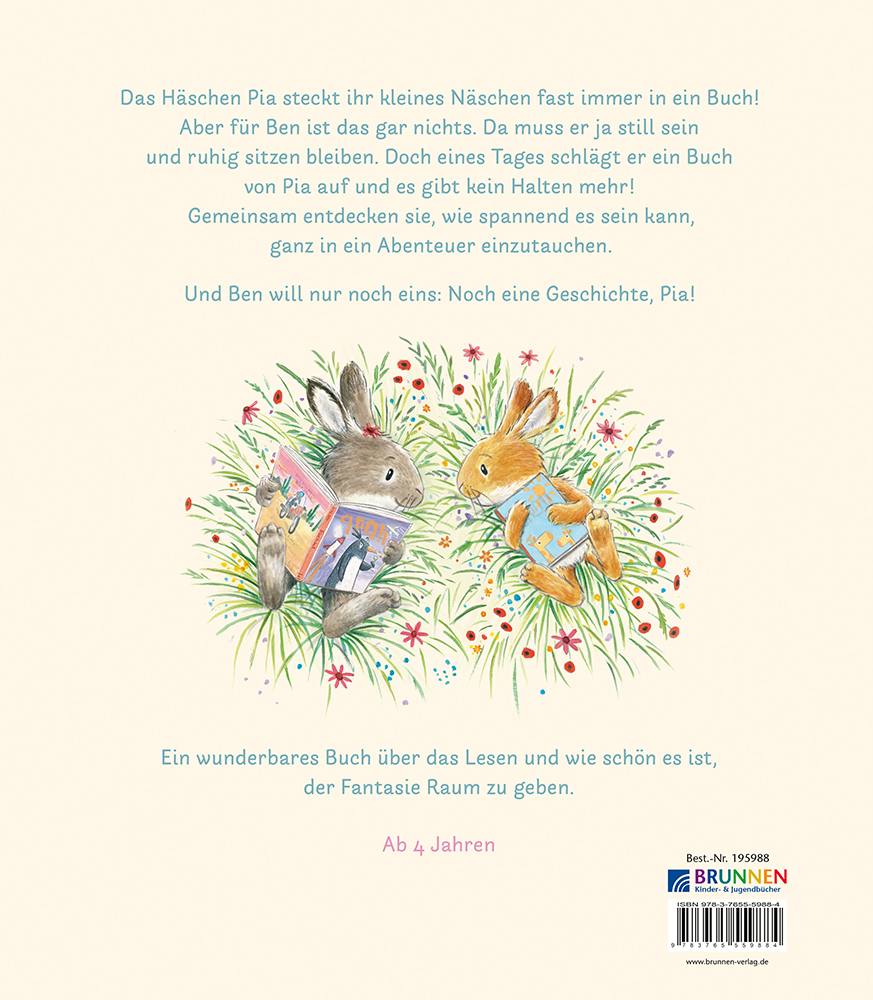 Rückseitencover Nur noch eine Geschichte, Pia!
