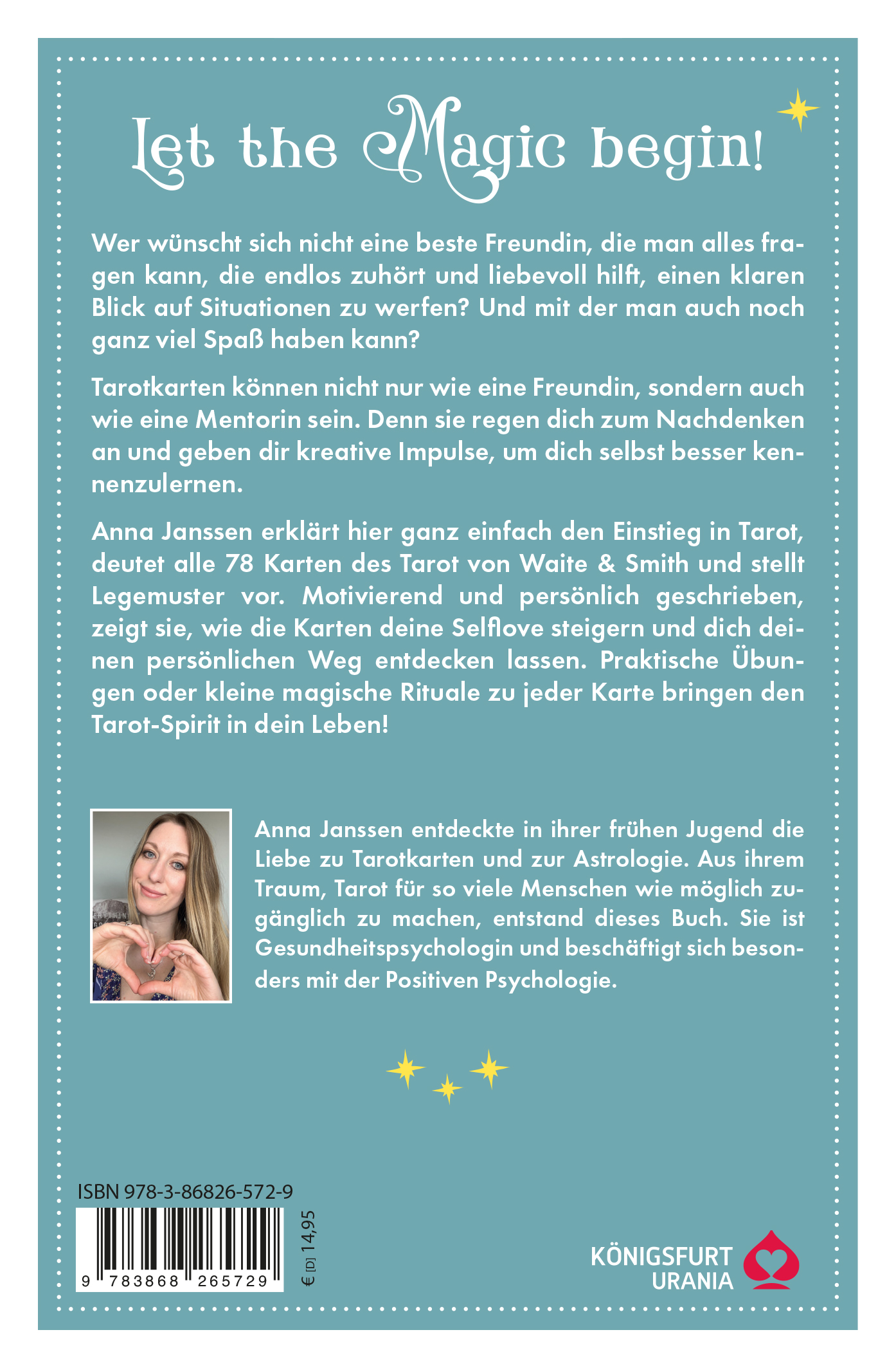 Rückseitencover Tarot - dein Starterbuch