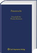 Vorderes Coverbild Patentrecht - Festschrift für Thomas Reimann