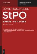 Vorderes Coverbild Löwe-Rosenberg. Die Strafprozeßordnung und das Gerichtsverfassungsgesetz / §§ 112-136a
