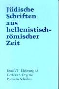 Jüdische Schriften aus hellenistisch-römischer Zeit, Bd 6: Supplementa / Poetische Schriften