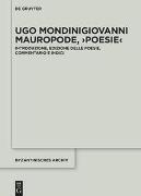 Giovanni Mauropode, ›Poesie‹