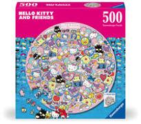 Erwachsenenpuzzle 500 Teile - Hello Kitty and Friends