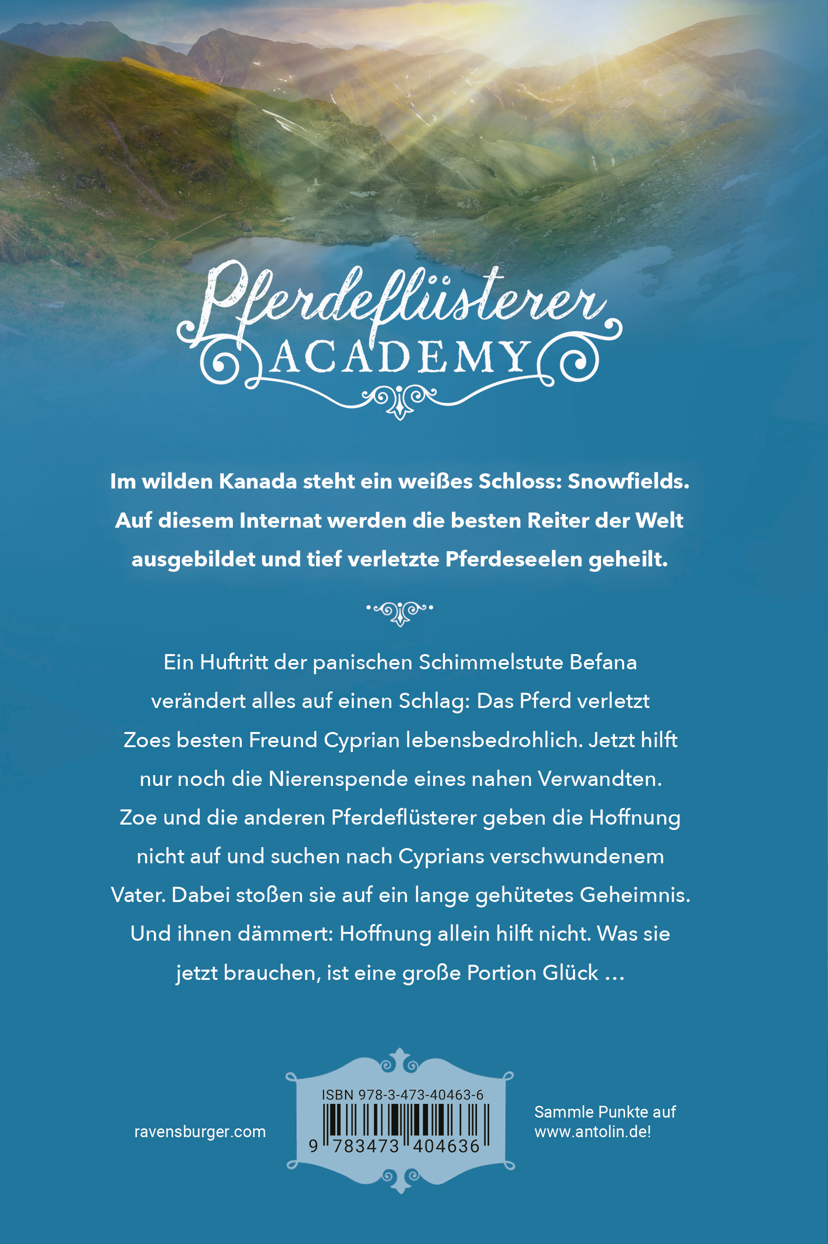 Rückseitencover Pferdeflüsterer-Academy, Band 14 - Glück und Hoffnung