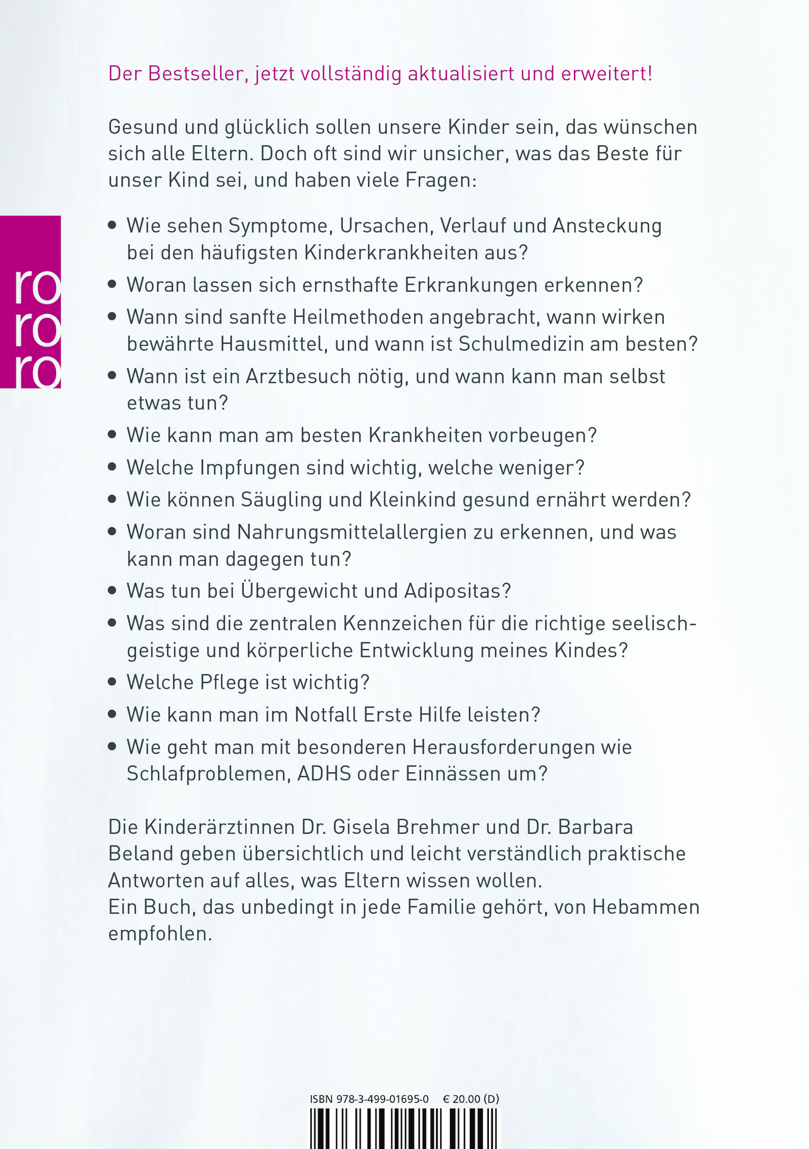 Rückseitencover Aus der Praxis einer Kinderärztin