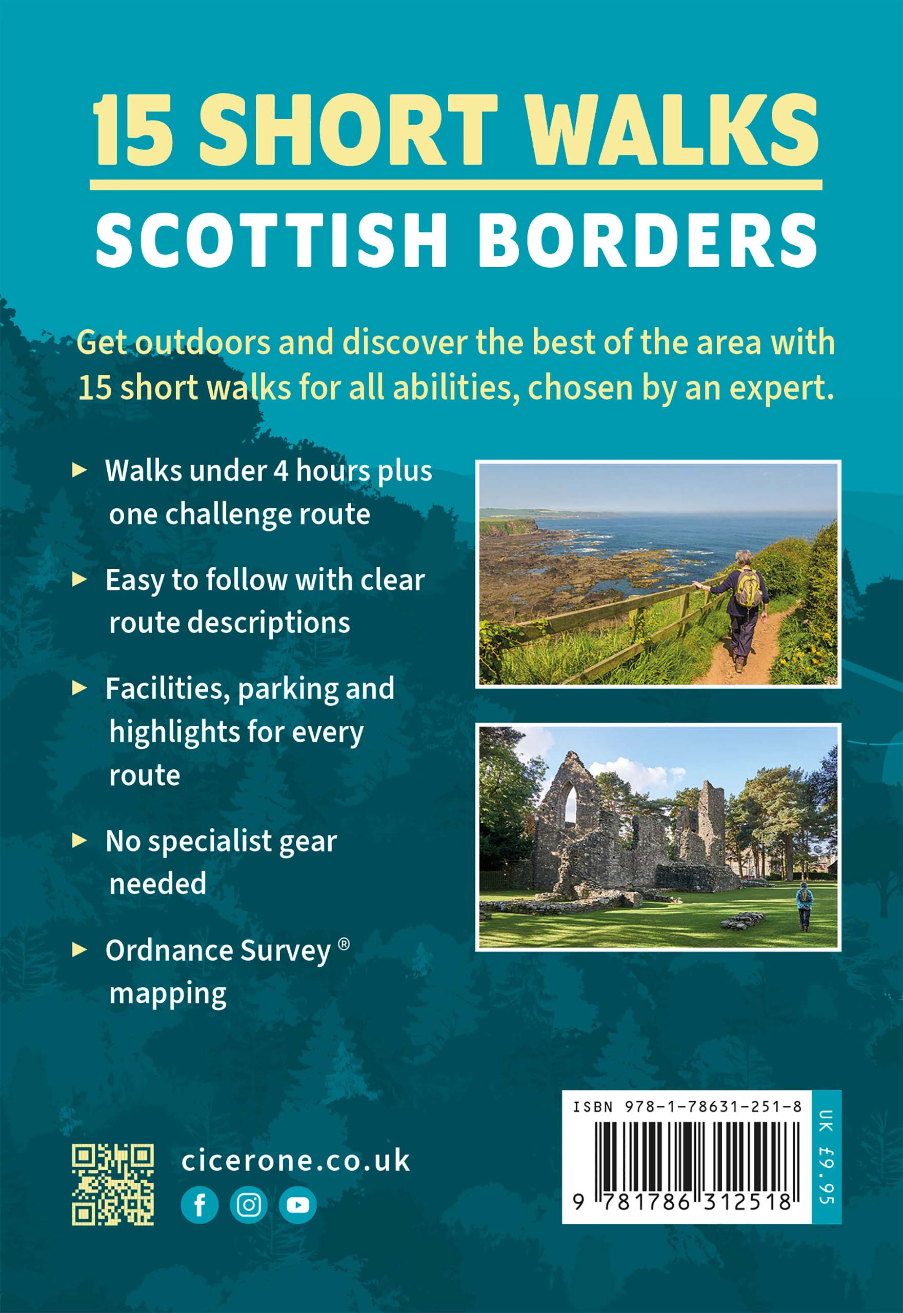 Rückseitencover 15 Short Walks in the Scottish Borders