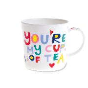 Bone China Mug / You're My Cup Of Tea/Hearts