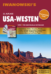 Vorderes Coverbild USA-Westen - Reiseführer von Iwanowski
