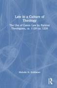 Law in a Culture of Theology