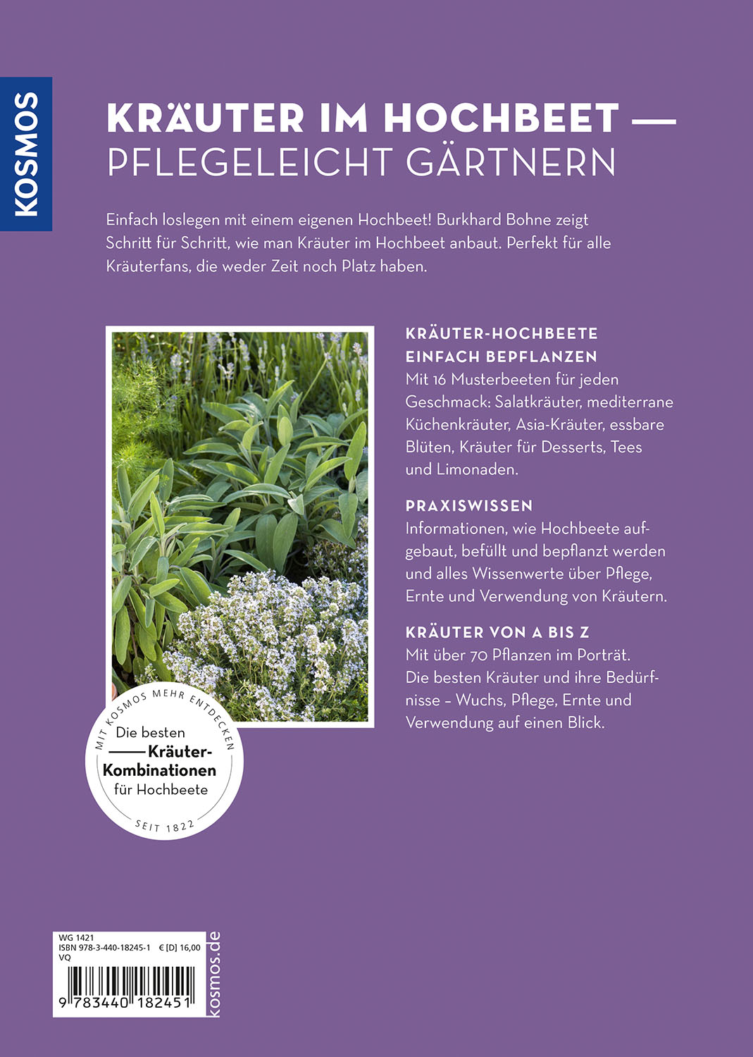 Rückseitencover Kräuter im Hochbeet