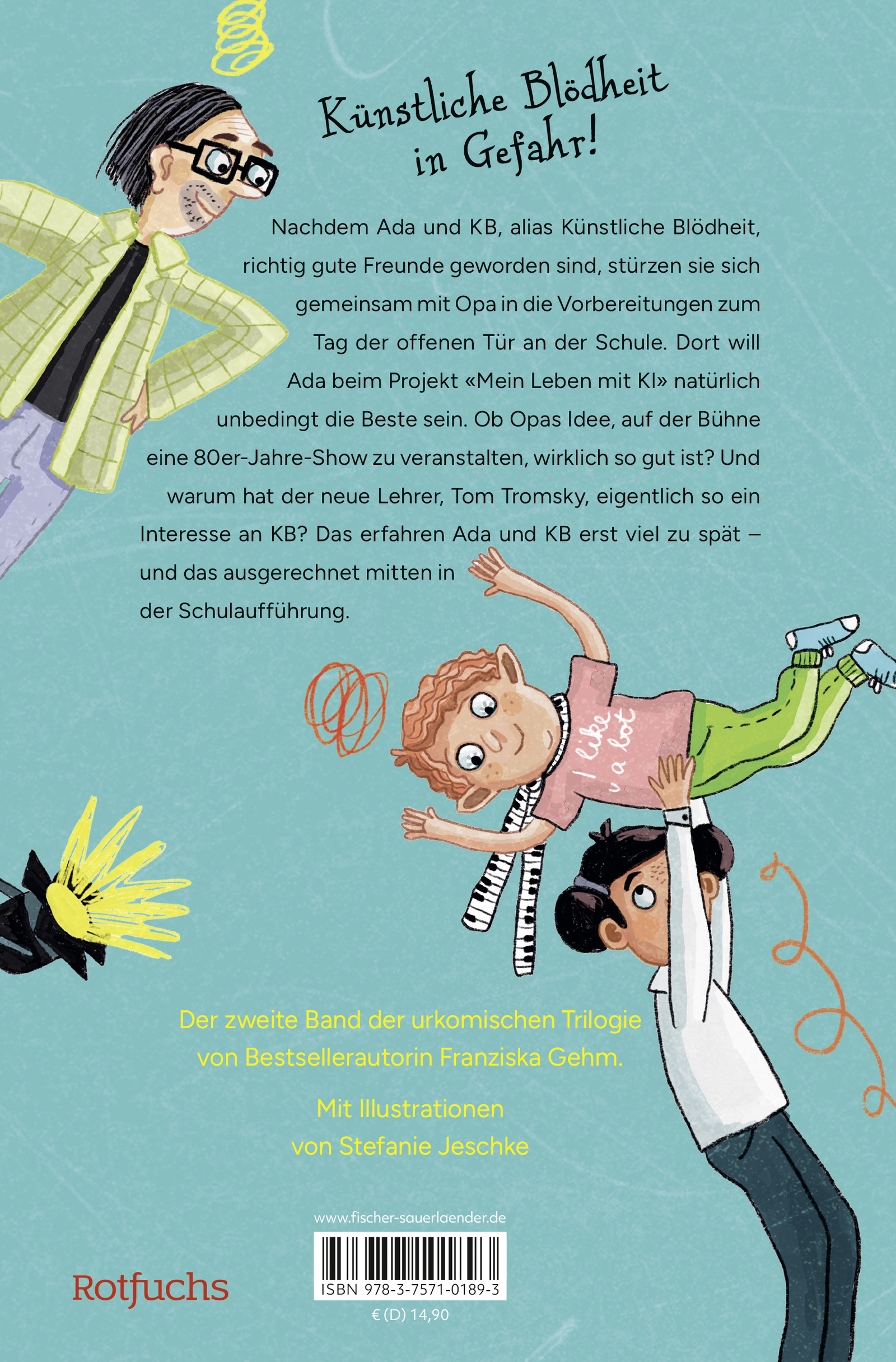 Rückseitencover Ada und die Künstliche Blödheit