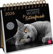 Postkartenkalender 2026: Inspirierende Worte für Katzenfreunde