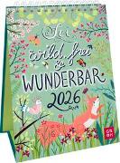 Wochenkalender 2026: Sei wild, frei und wunderbar