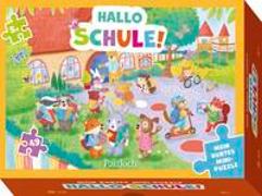 Mein buntes Mini-Puzzle – Hallo Schule!