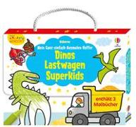 Kleine Kreativ-Werkstatt – Mein Ganz-einfach-Ausmalen-Koffer: Dinos, Lastwagen, Superkids