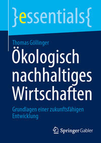 Vorderes Coverbild Ökologisch nachhaltiges Wirtschaften