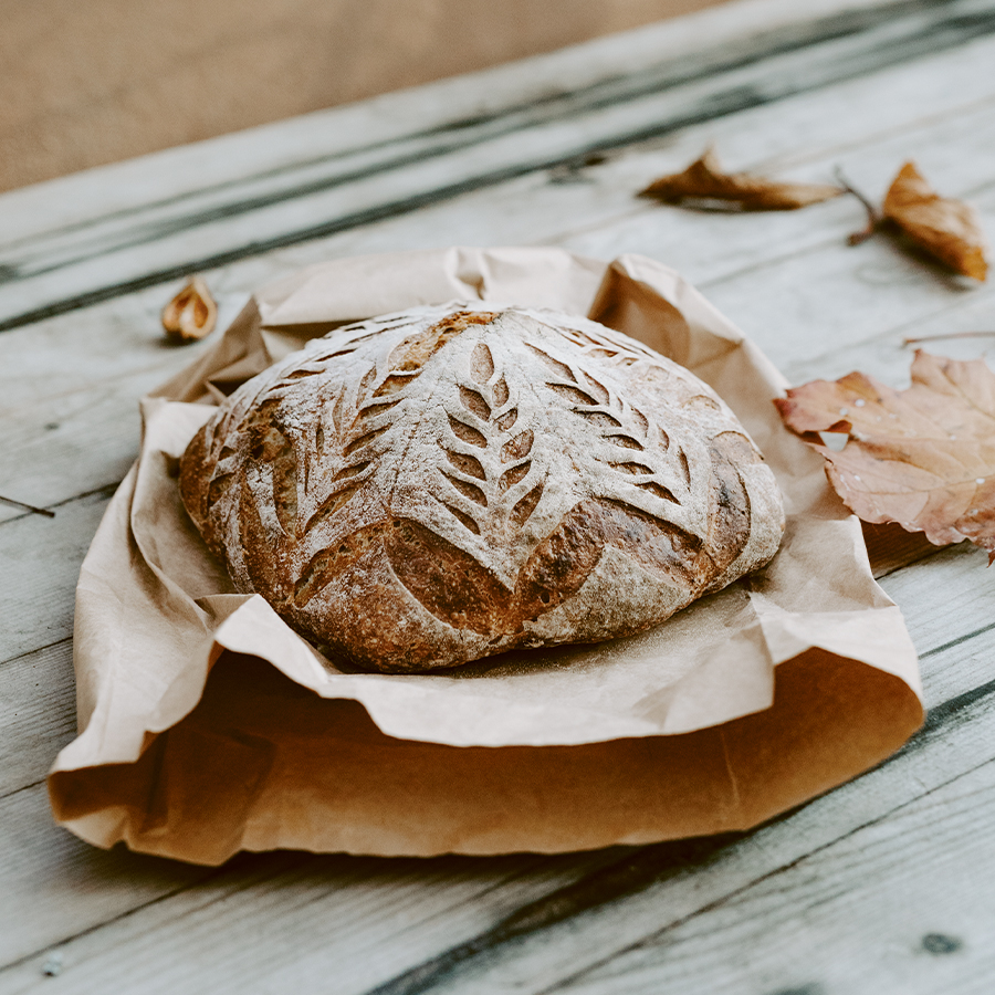 Beispielinhalt (Bild) Skandinavisches Brot aus Sauerteig