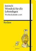 Janosch: "Wondrak für alle Lebenslagen" (Wochenkalender 2026). Mit Zitaten und Illustrationen von Janosch