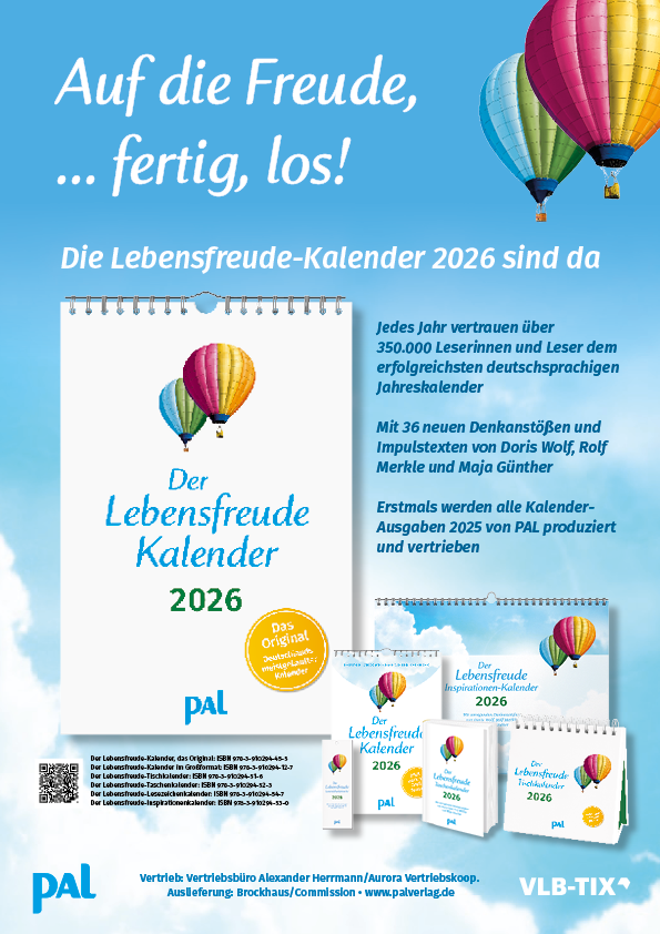 Werbematerial (Bild) Der Lebensfreude-Kalender 2026