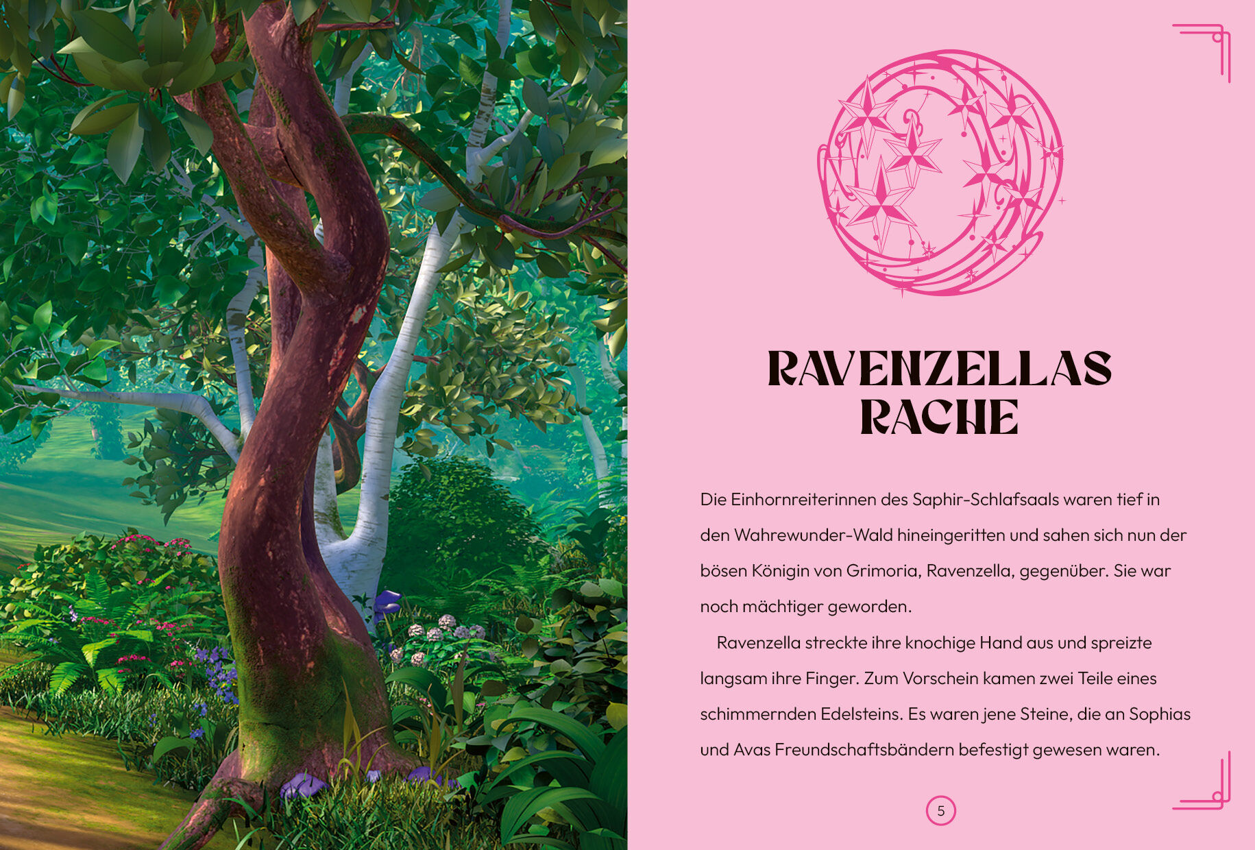 Beispielinhalt (Bild) Unicorn Academy – Ravenzellas Rache