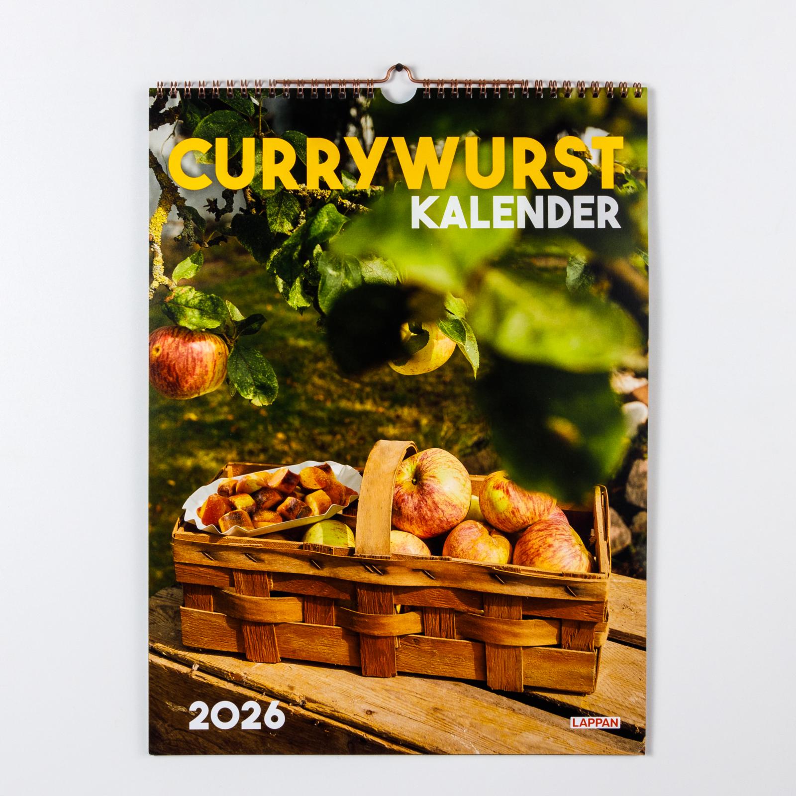 Beispielinhalt (Bild) Der Currywurst-Kalender 2026