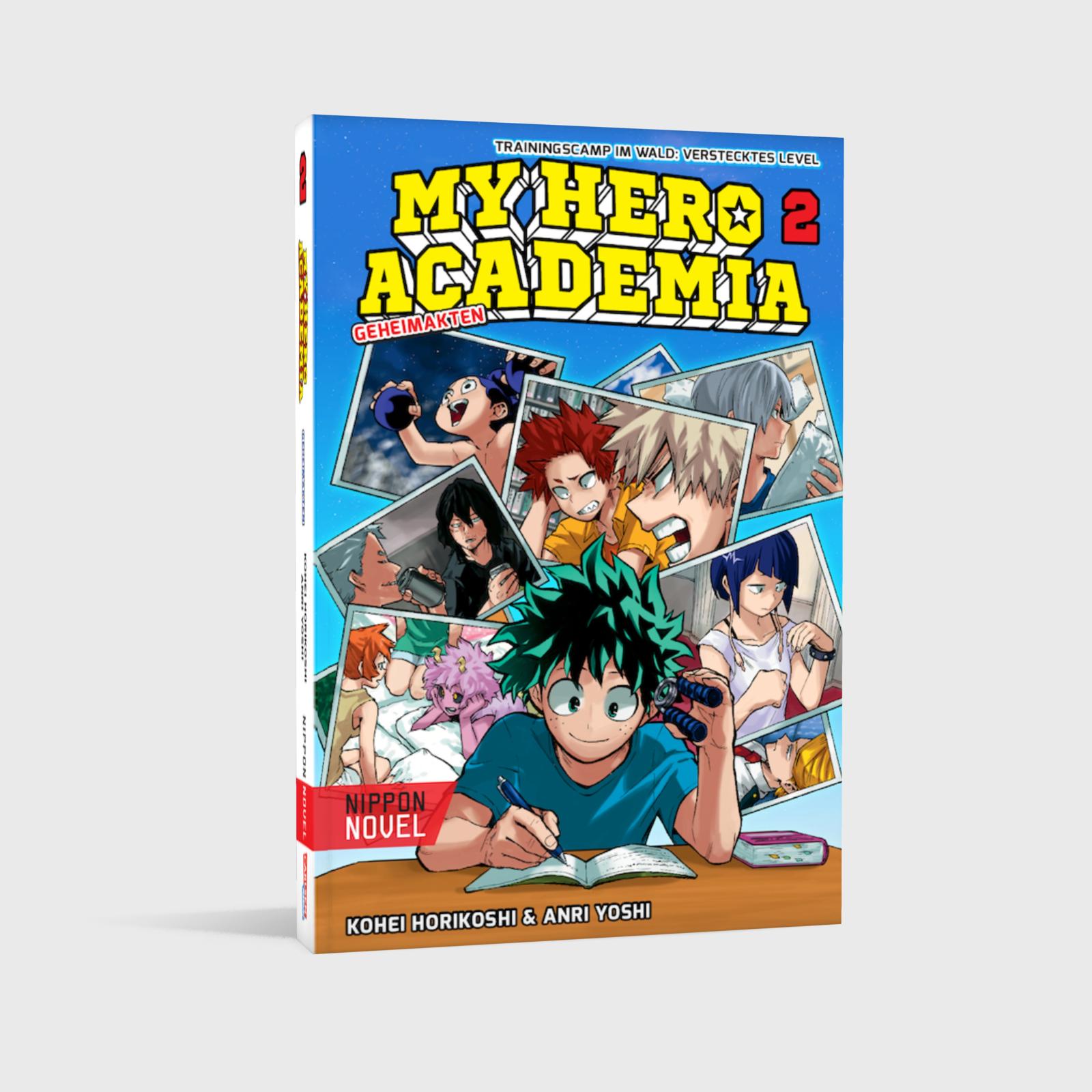 Beispielinhalt (Bild) My Hero Academia Nippon Novel 2: My Hero Academia Novel 2 - Trainingscamp im Wald: Verstecktes Level