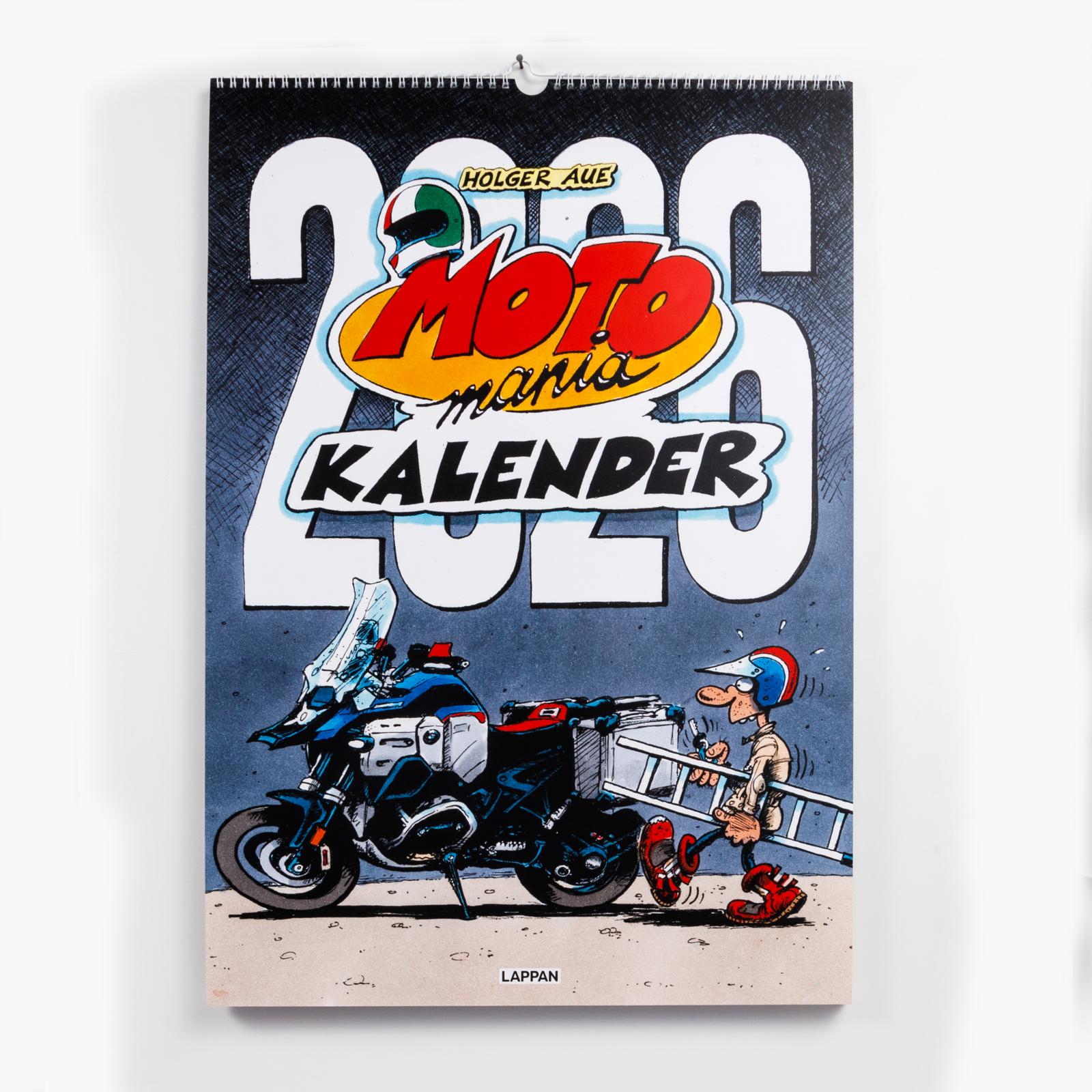 Beispielinhalt (Bild) MOTOmania Kalender 2026: Monatskalender im Großformat