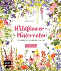 Vorderes Coverbild Wildflower Watercolor – Blumen-Aquarelle malen