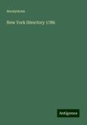 New York Directory 1786