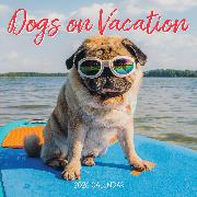 Dogs on Vacation Wall Calendar 2026