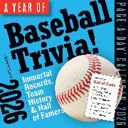 Year of Baseball Trivia Page-A-Day® Calendar 2026