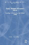 Early Modern Women’s Work